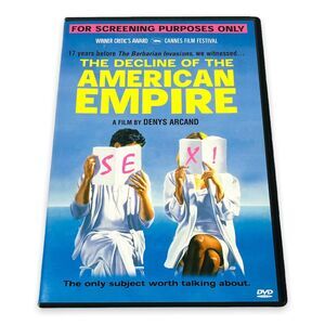 The Decline of the American Empire Screener DVD Screening Copy‎ Rare OOP Movie